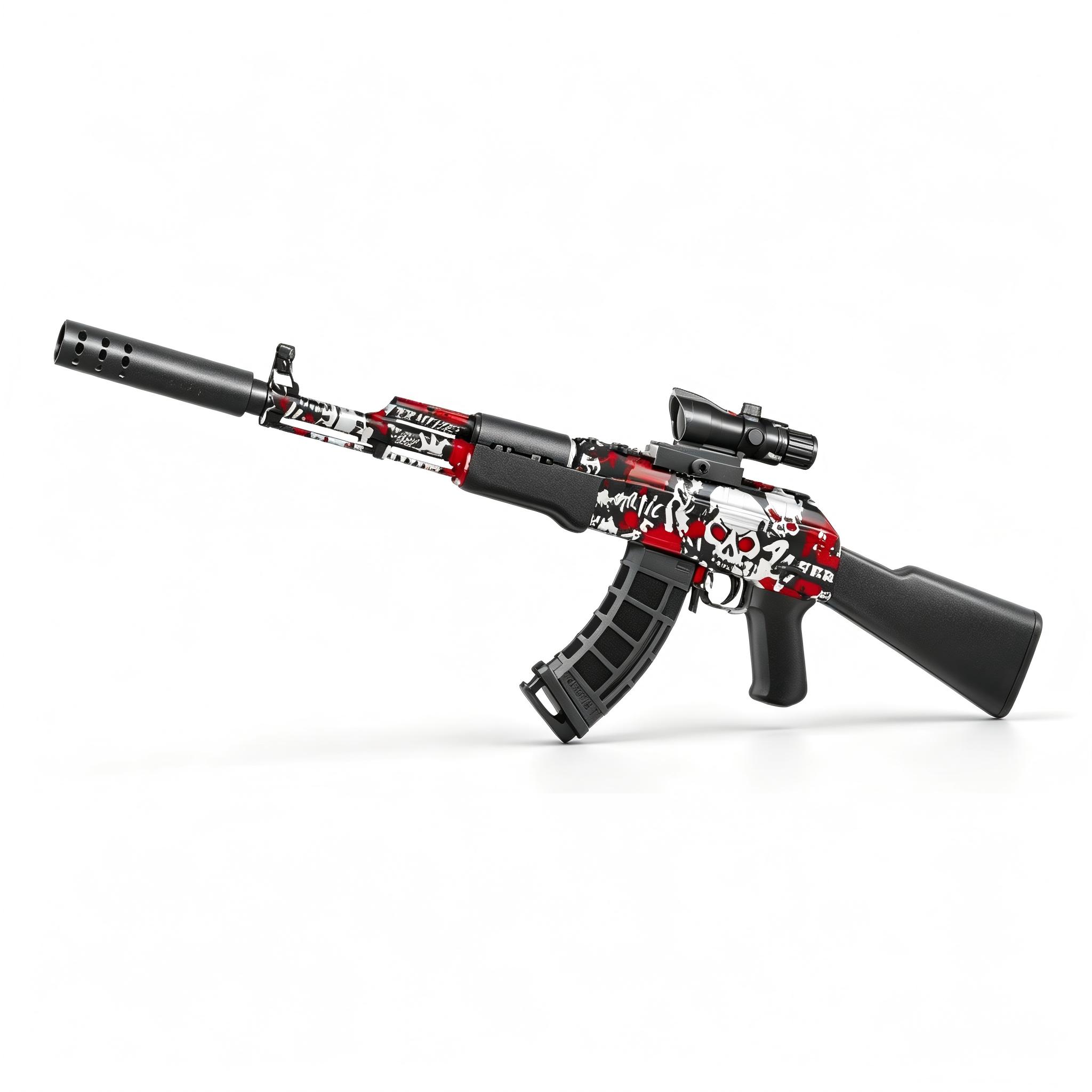 SY-0232 Graffiti Automatic & Manual AK47 Toy Blaster