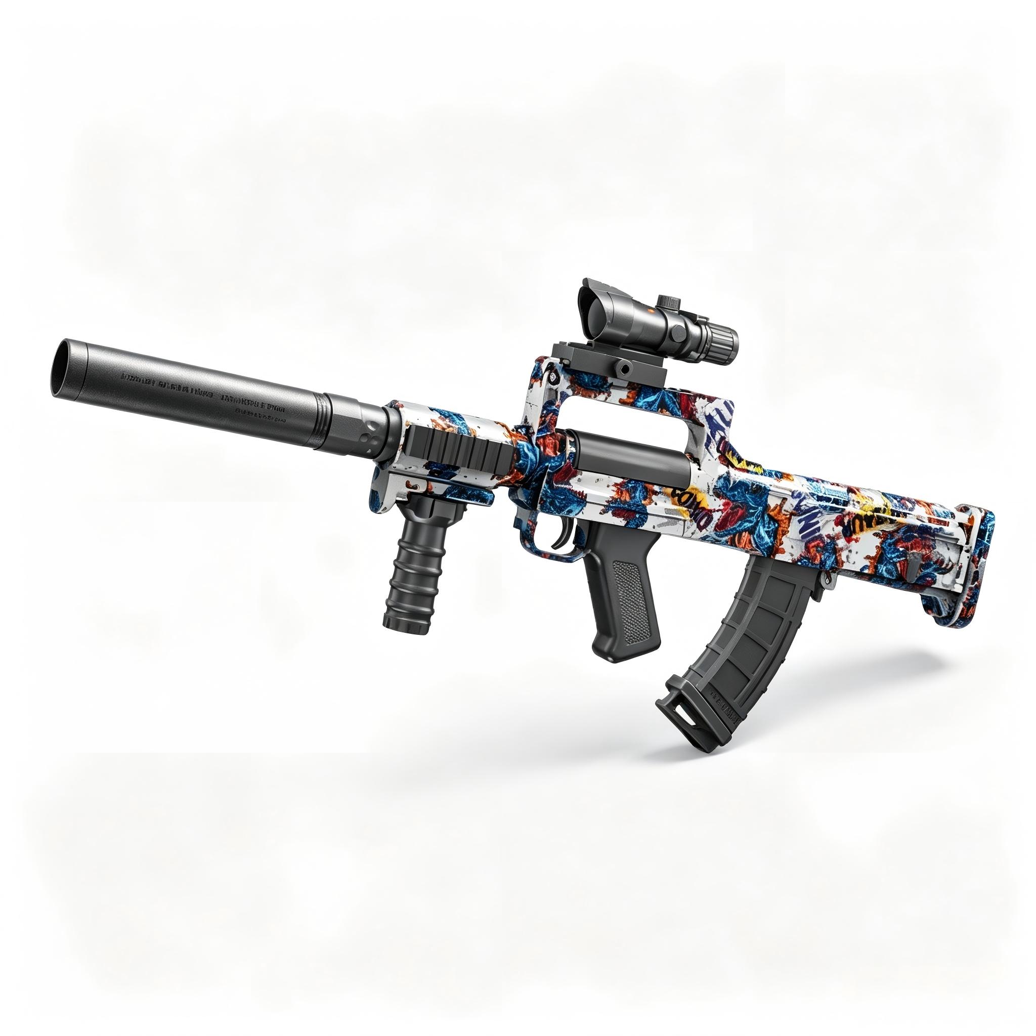 SY-0237 Graffiti Automatic & Manual GROZA Toy Blaster
