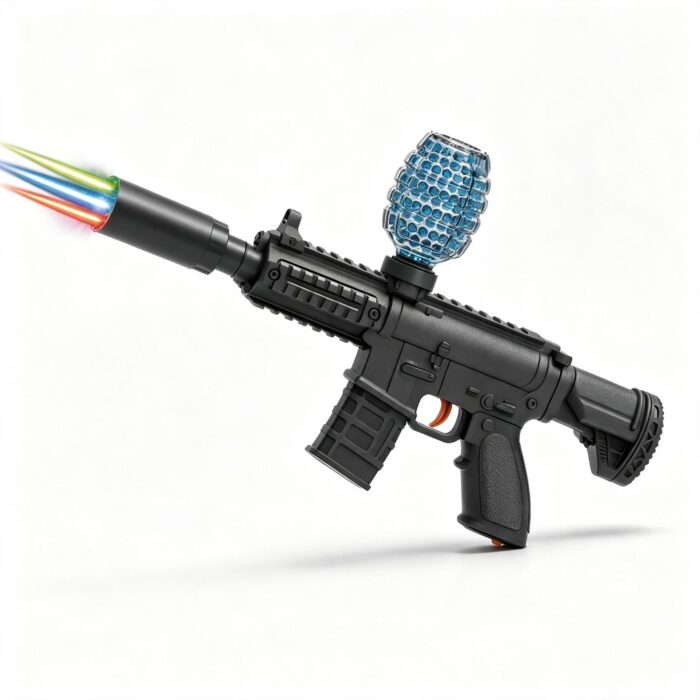 SY-0262 Solid Color M416 Electric Toy Blaster with Colorful Light Nozzle