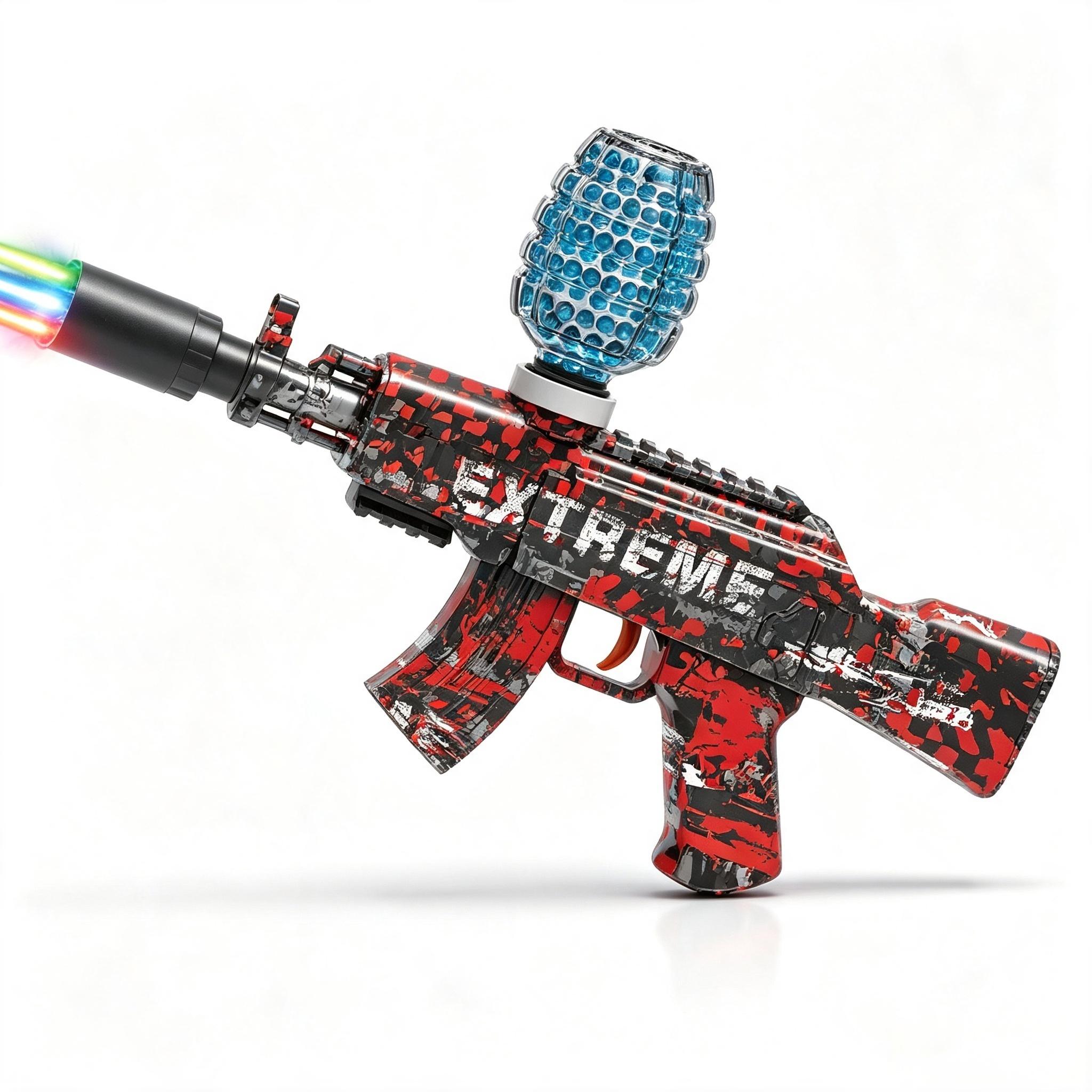SY-0269 Graffiti AK47 Electric Toy Blaster with Colorful Light Nozzle