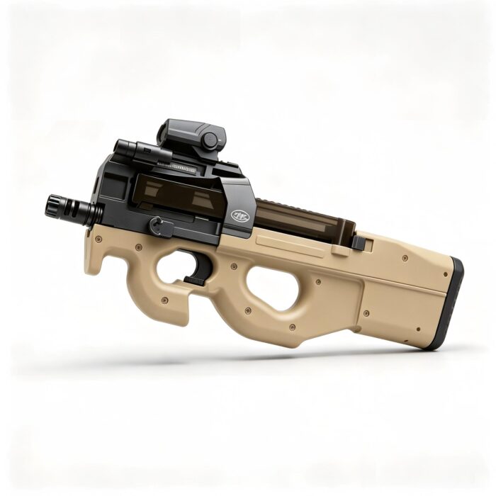 Lehui 5588 Sand-P90 Electric Soft Bullet Toy Gun