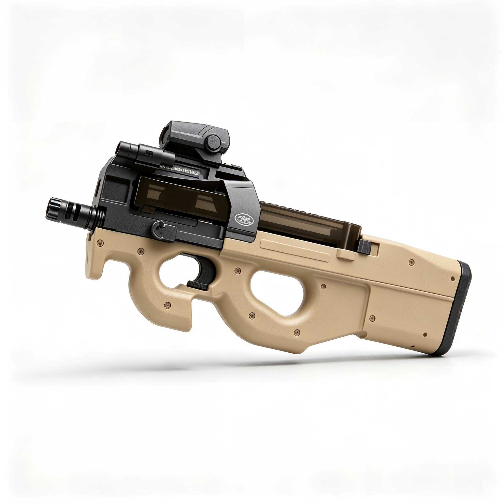 Lehui 5588 Sand-P90 Electric Soft Bullet Toy Gun