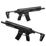 Lehui V08-1 Black-MCX Full Nylon Electric Soft Bullet Toy Gun