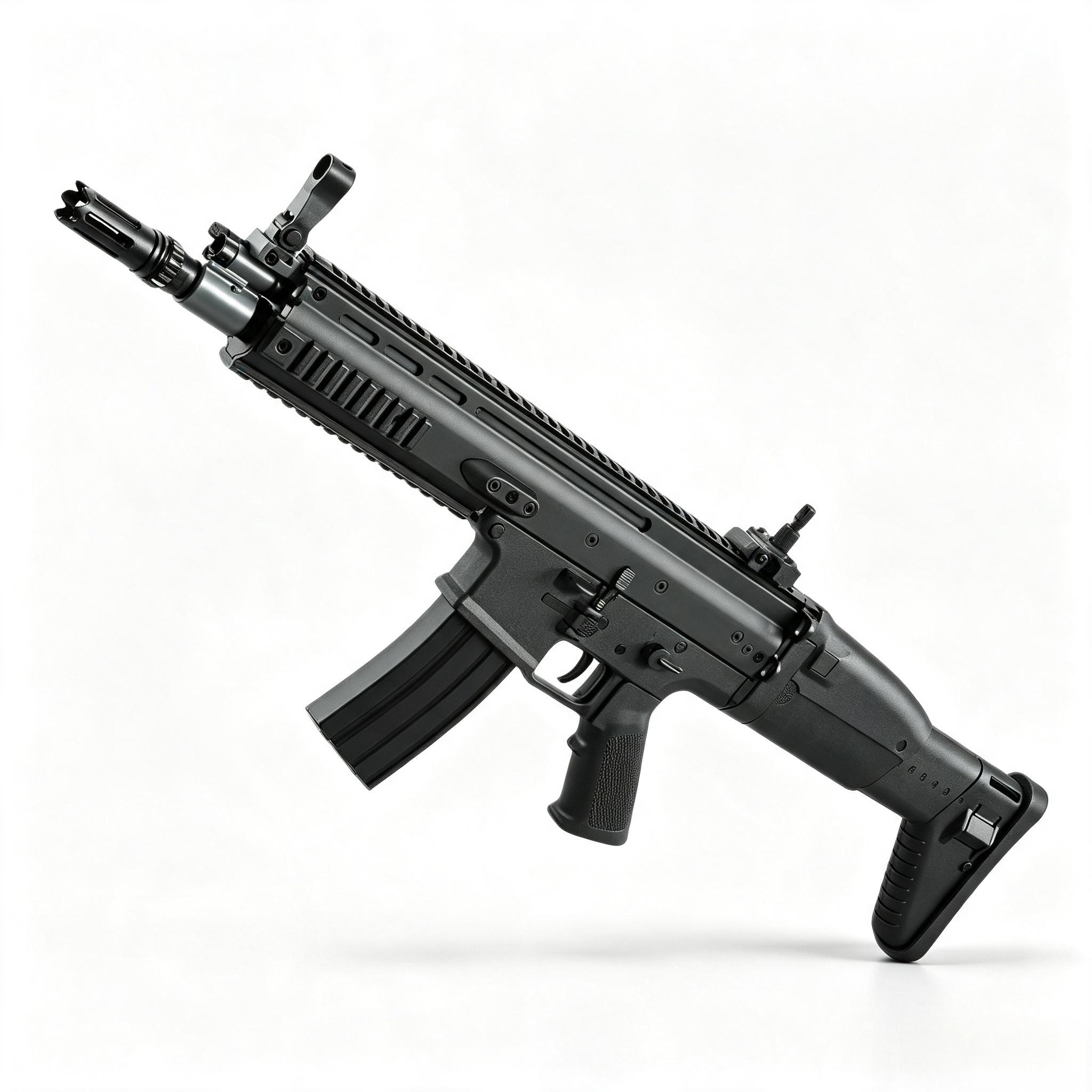 JUND JD-005 Black SCAR-L Nylon Gear Version 2.0 Electric Toy Blaster