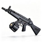 JUND JD-102-2A Golden Gear Version 3.0 + Large Stock + Drum Magazine Electric Toy Blaster