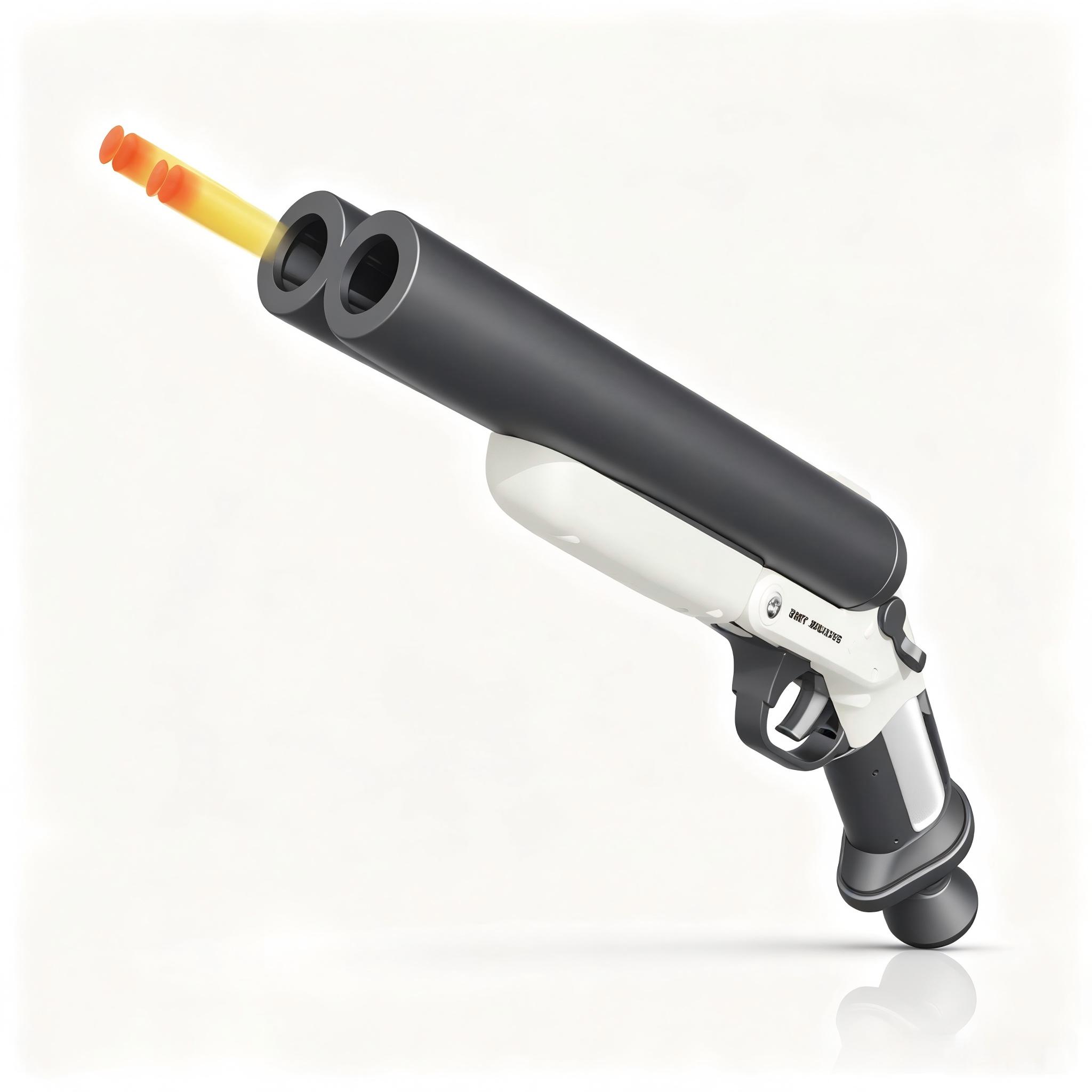 Bohan 2021-1 Double Barrel Shotgun Full Nylon Manual Soft Bullet Toy Gun