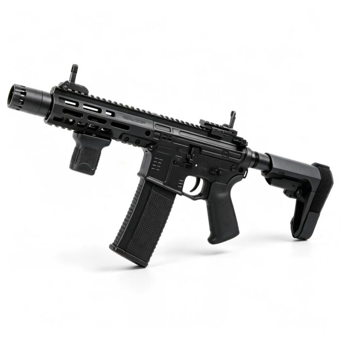 Bohan 8882A Black Full Nylon SLR2.0 Electric Soft Bullet Toy Gun