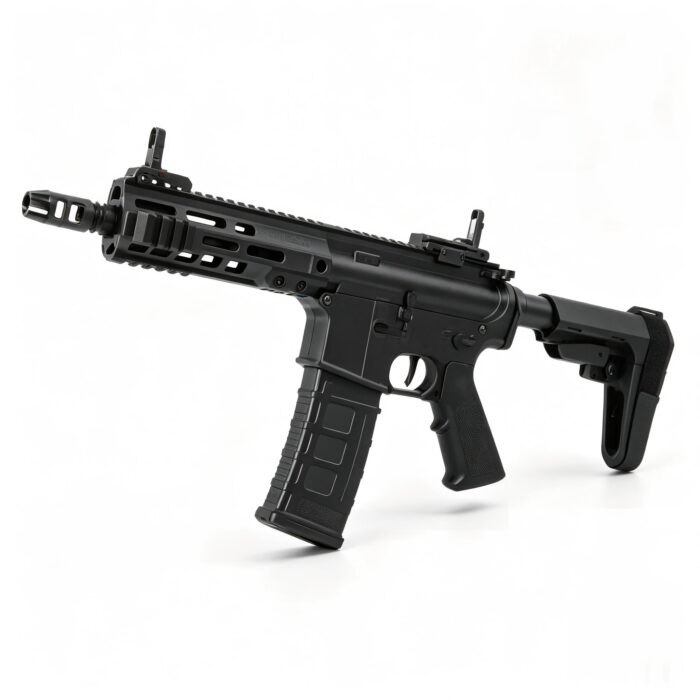 Bohan MK4A Black Full Nylon Electric Soft Bullet Toy Gun