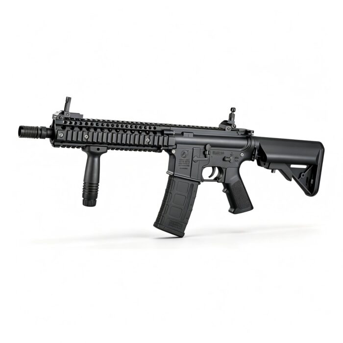 Sijun 82-4 Black Version - MK18 Scissor Split Fire Control Version 4.0 Tactical Soft Bullet Gun