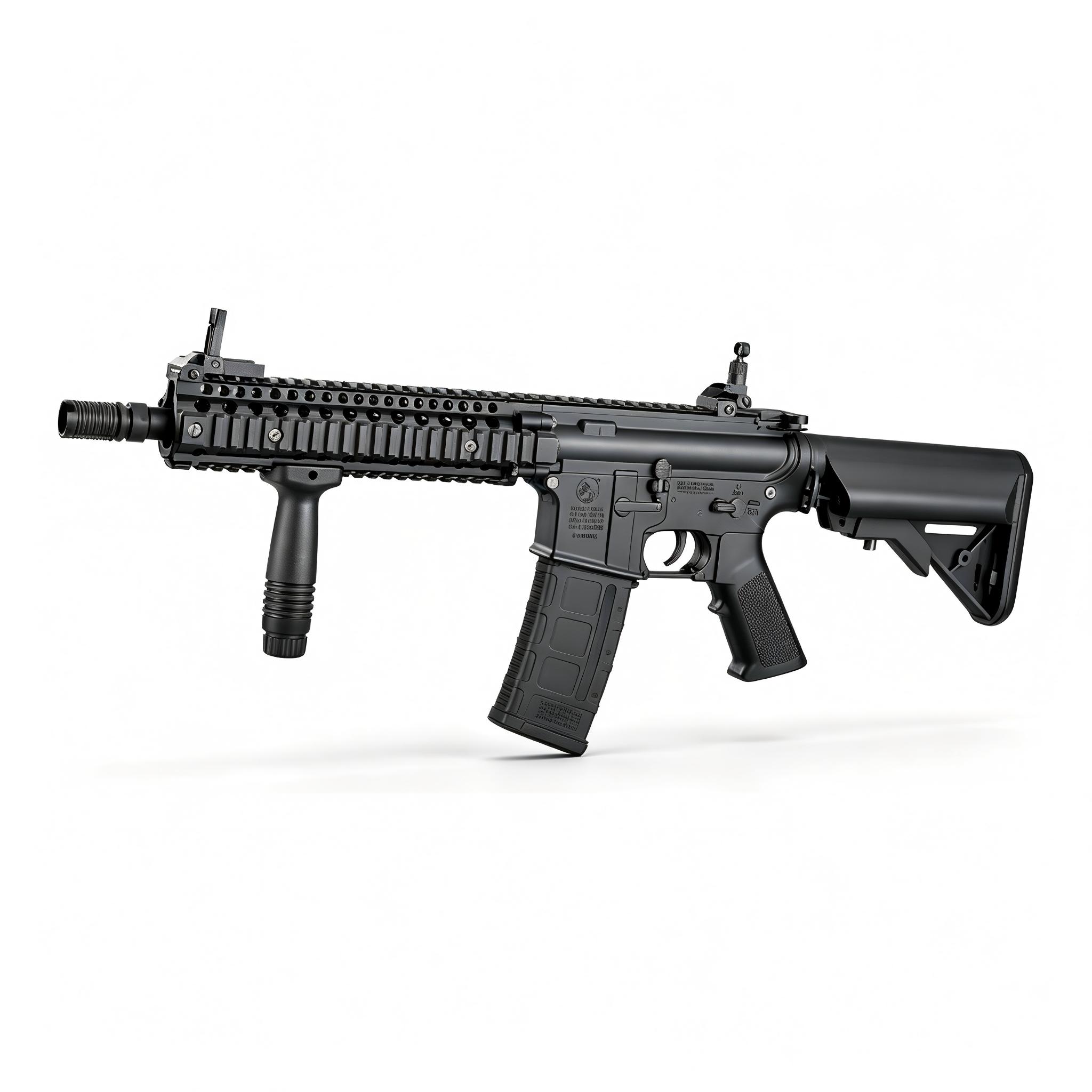 Sijun 82-4 Black Version - MK18 Scissor Split Fire Control Version 4.0 Tactical Soft Bullet Gun