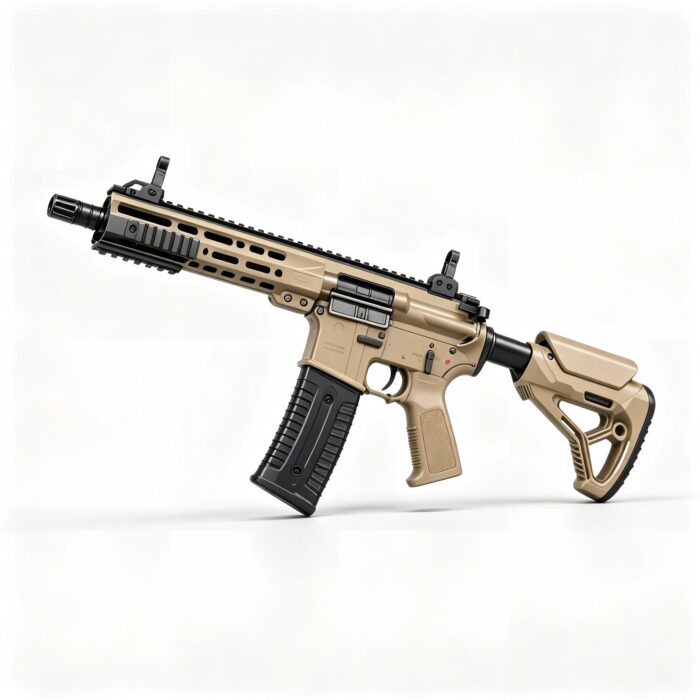 Tiangong XS-1808A Sand - AR-15.F4 Gold Gear Version Electric Toy Blaster