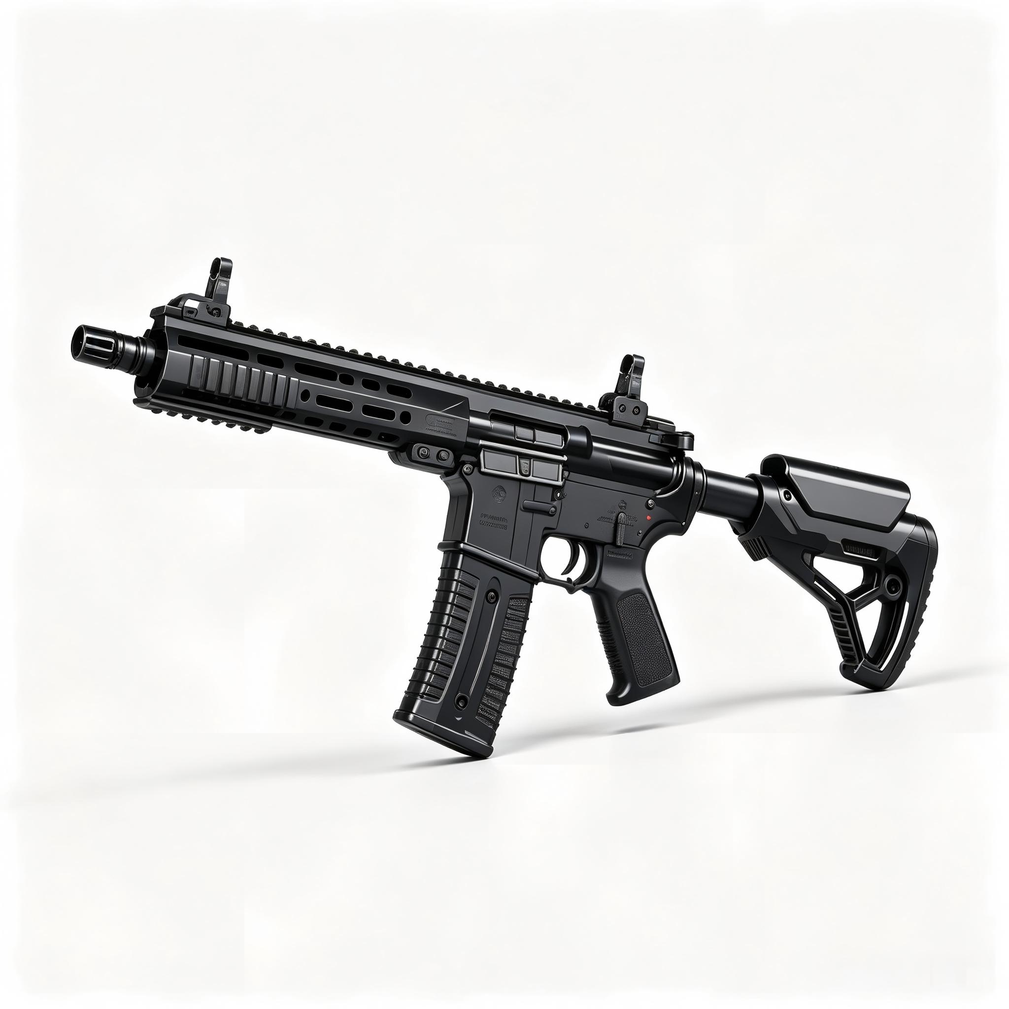 Tiangong XS-1808A Black - AR-15.F4 Gold Gear Version Electric Toy Blaster