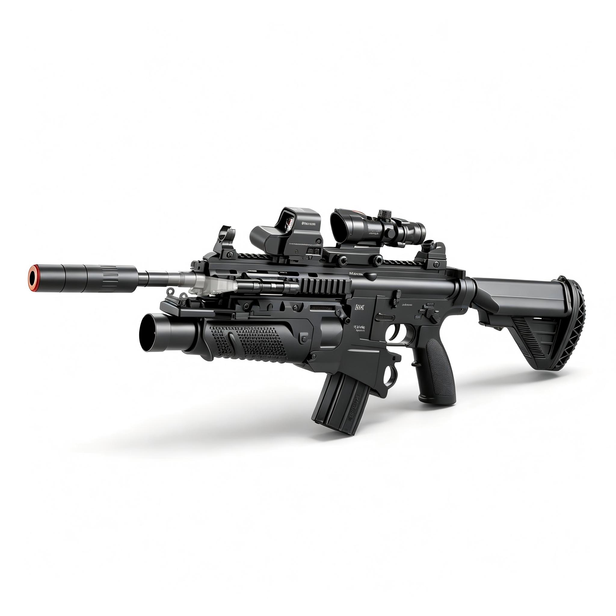 Little Moon H637-HK416 Upgraded Nylon Version Tactical Electric Toy Blaster