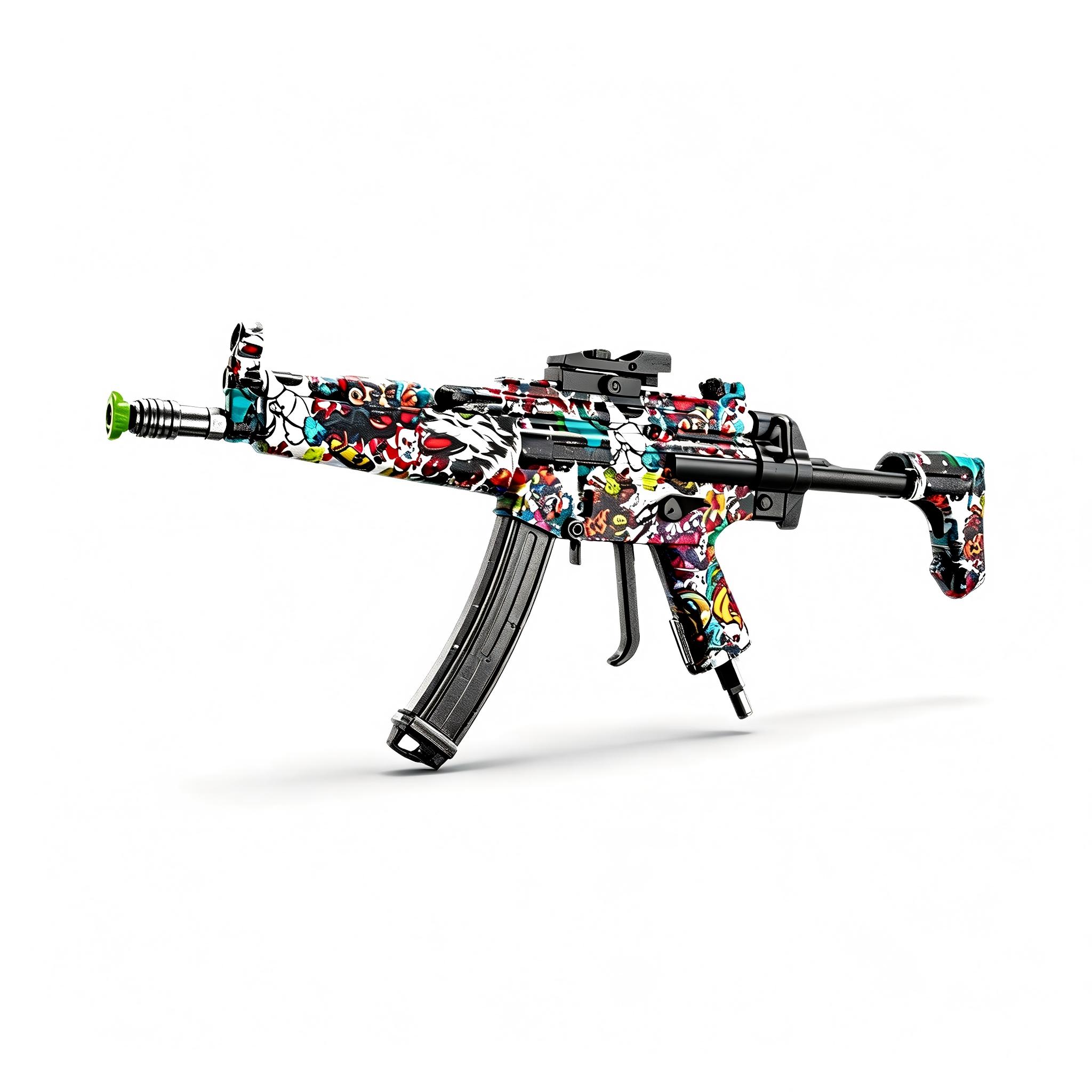 Little Moon S501A-2 Clown Graffiti - MP5A3 Tactical Version Electric Toy Blaster