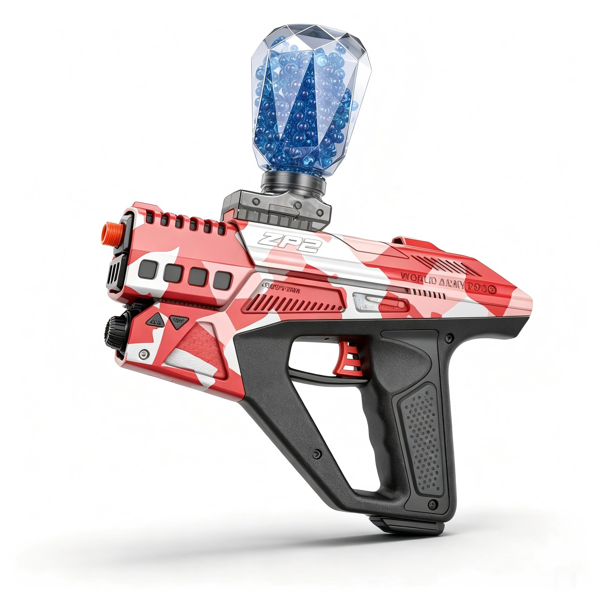 Little Moon X641C Camouflage Red-ZP2 Tactical Version Electric Toy Blaster