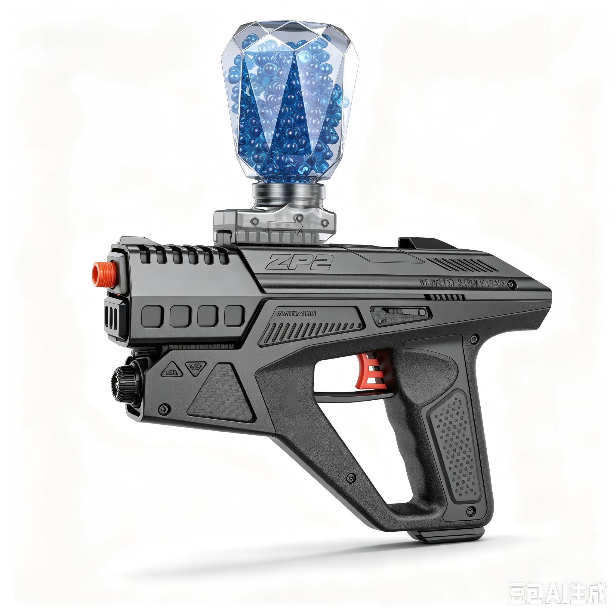 Little Moon X641 Black-ZP2 Tactical Version Electric Toy Blaster