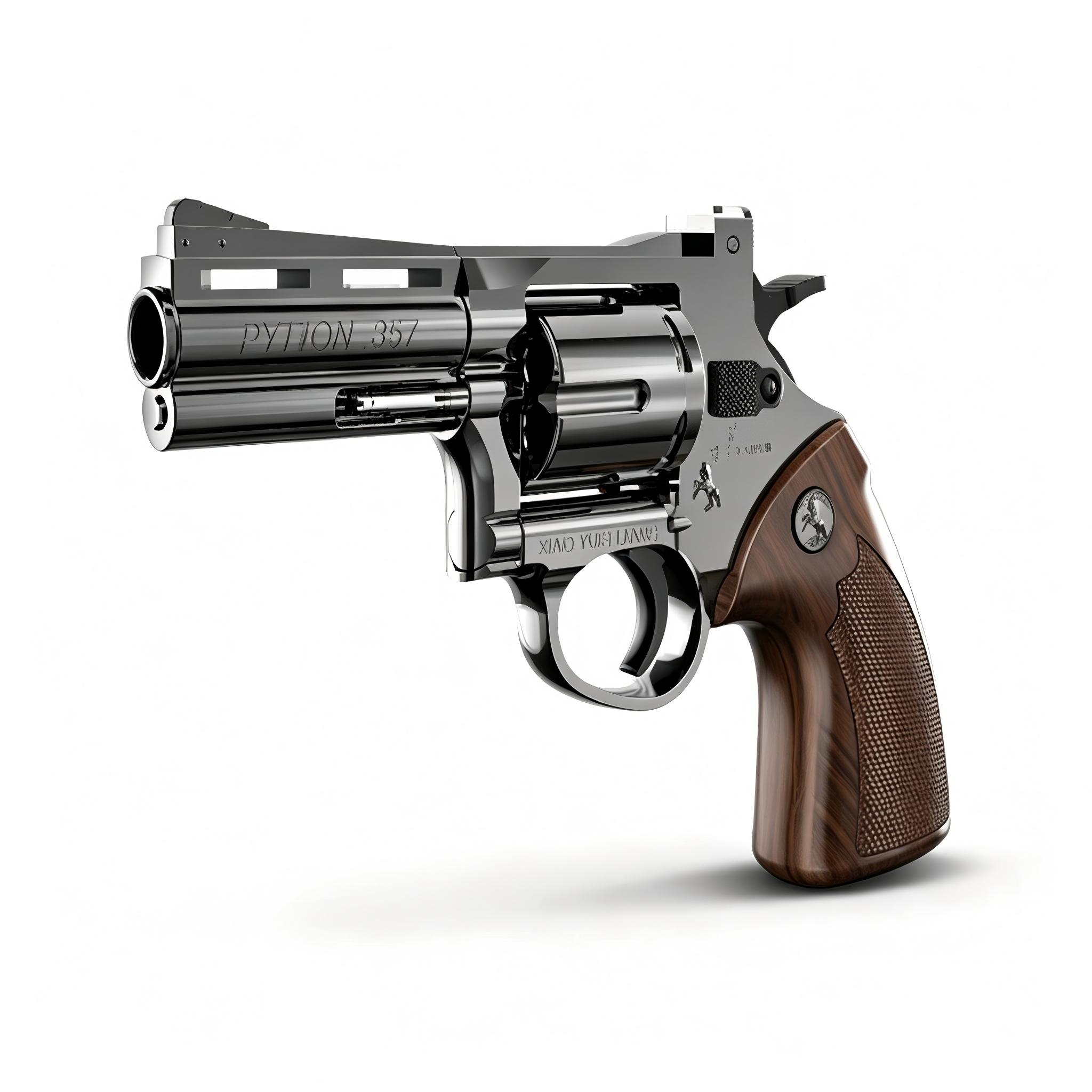 Xiaoyueliang X703-1 Black Steel Plating-357 Electric Toy Blaster