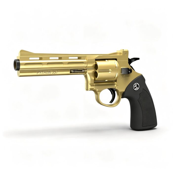 Xiaoyueliang X703-2 Gold-357 Revolver Collector's Edition Electric Toy Blaster