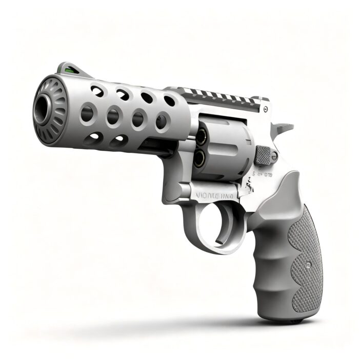 Xiaoyueliang X703-8 Gray-Honeycomb Revolver Electric Toy Blaster