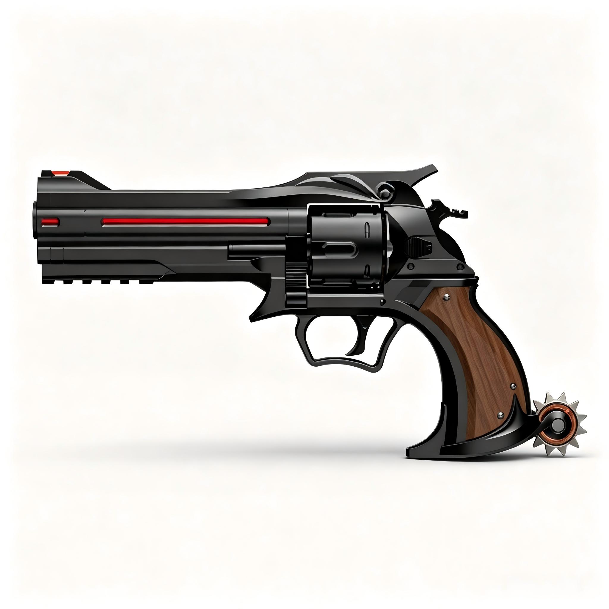 Xiaoyueliang X770 Black-M1873 Colt Revolver Electric Toy Blaster