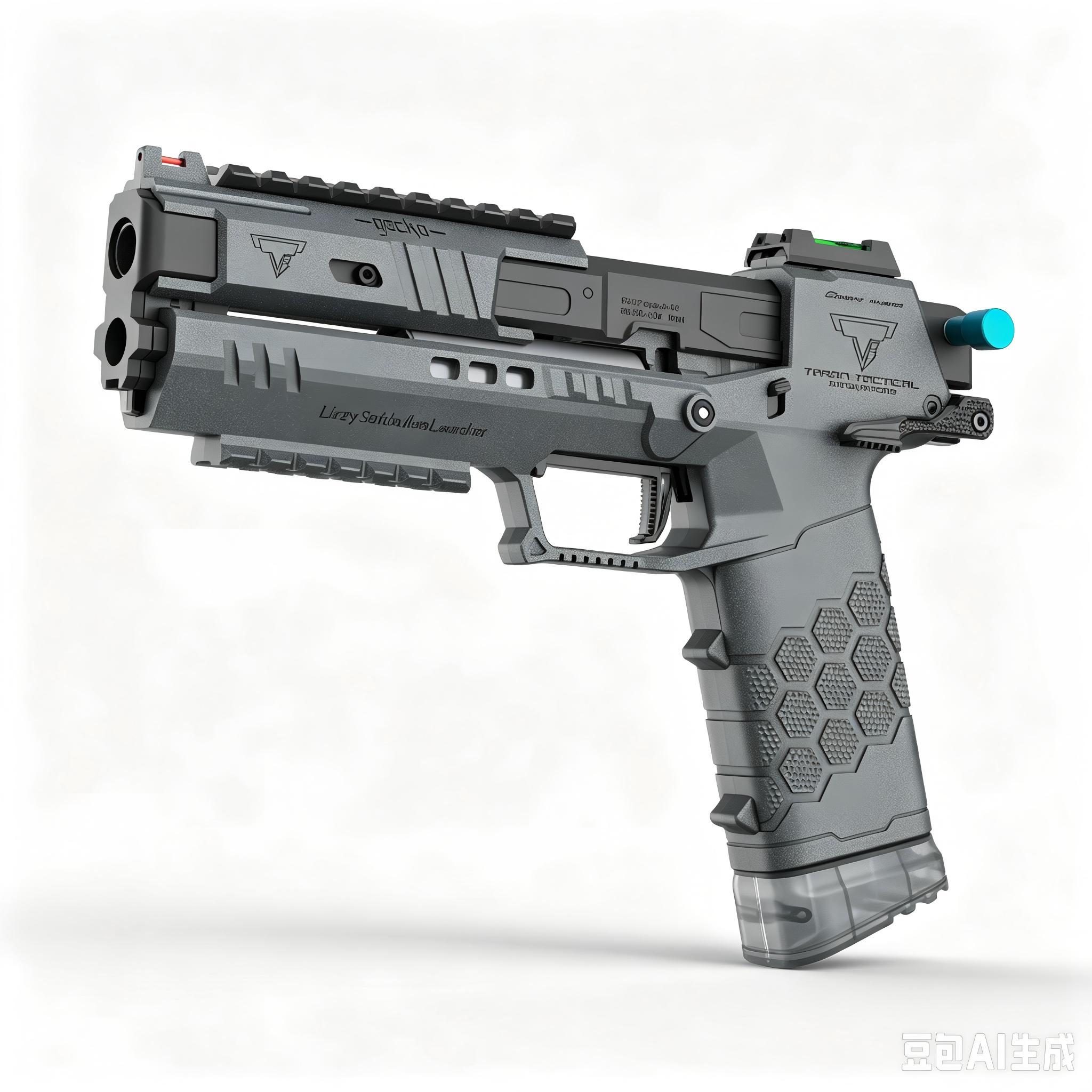 Xiaoyueliang X990A Titanium Gray-Golden Dragon Electric Toy Blaster