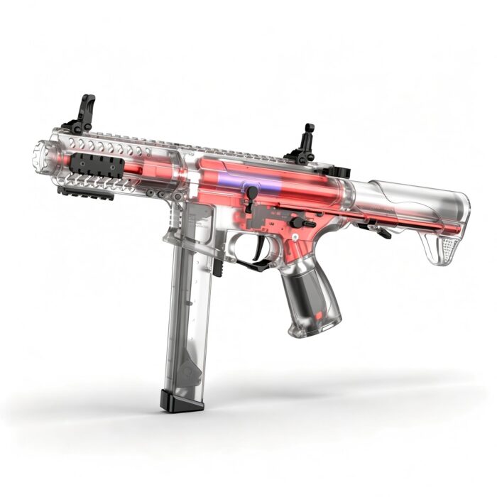 Little Moon X998F Transparent Red-ARP9 5.0 Tactical Version Electric Toy Blaster