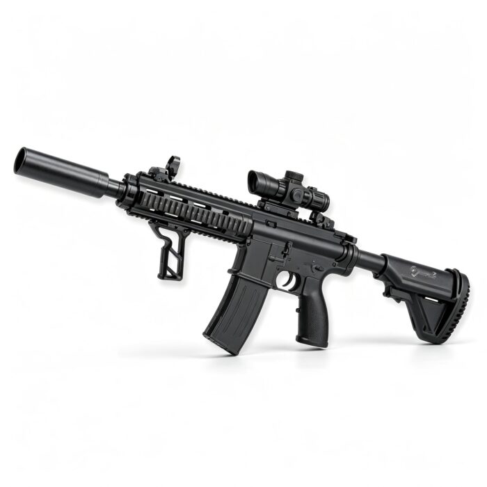 Handi HD675A Black Version - M416-98CM Electric Ejection Soft Dart Blaster
