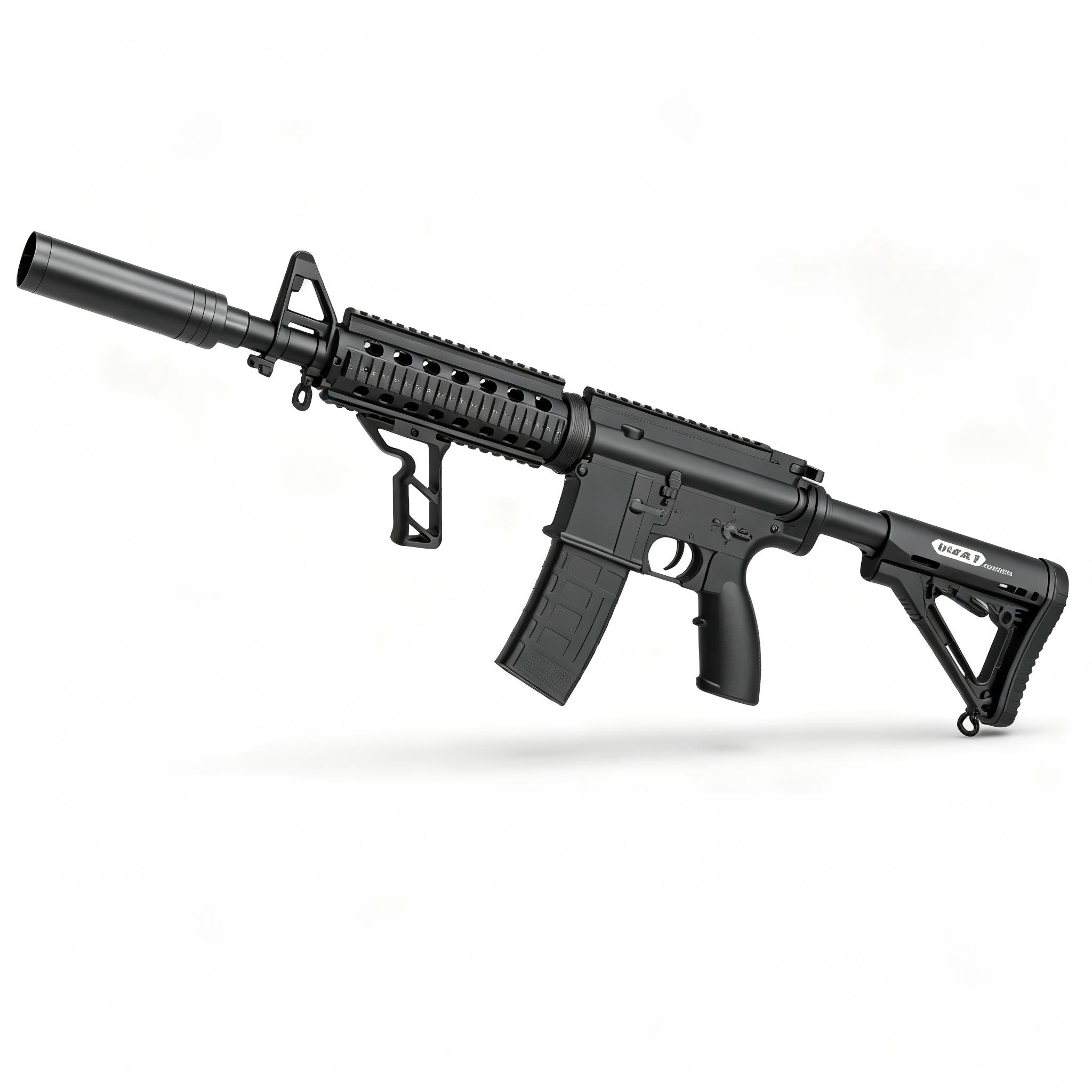 Handi HD676A Black Version - M4A1-98CM Electric Ejection Soft Dart Blaster