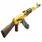 Handi HD701B Gold Version - AK-47 Electric Ejection Soft Dart Blaster