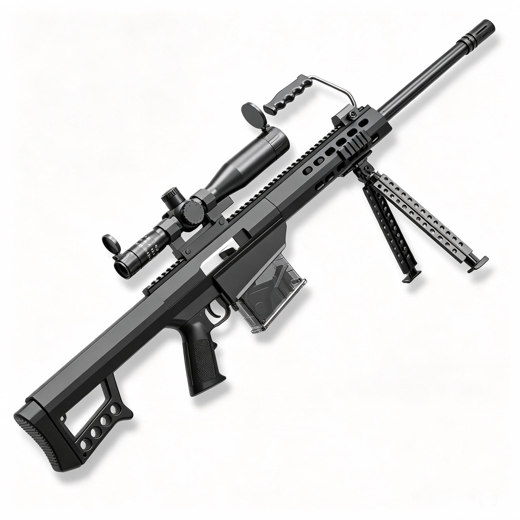 Handi HD711A Black Version - M82A1 Electric Ejection Soft Dart Blaster