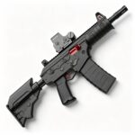 Handi HD735A Black Version - Galil Strong Shock Recoil Electric Ejection Soft Dart Blaster