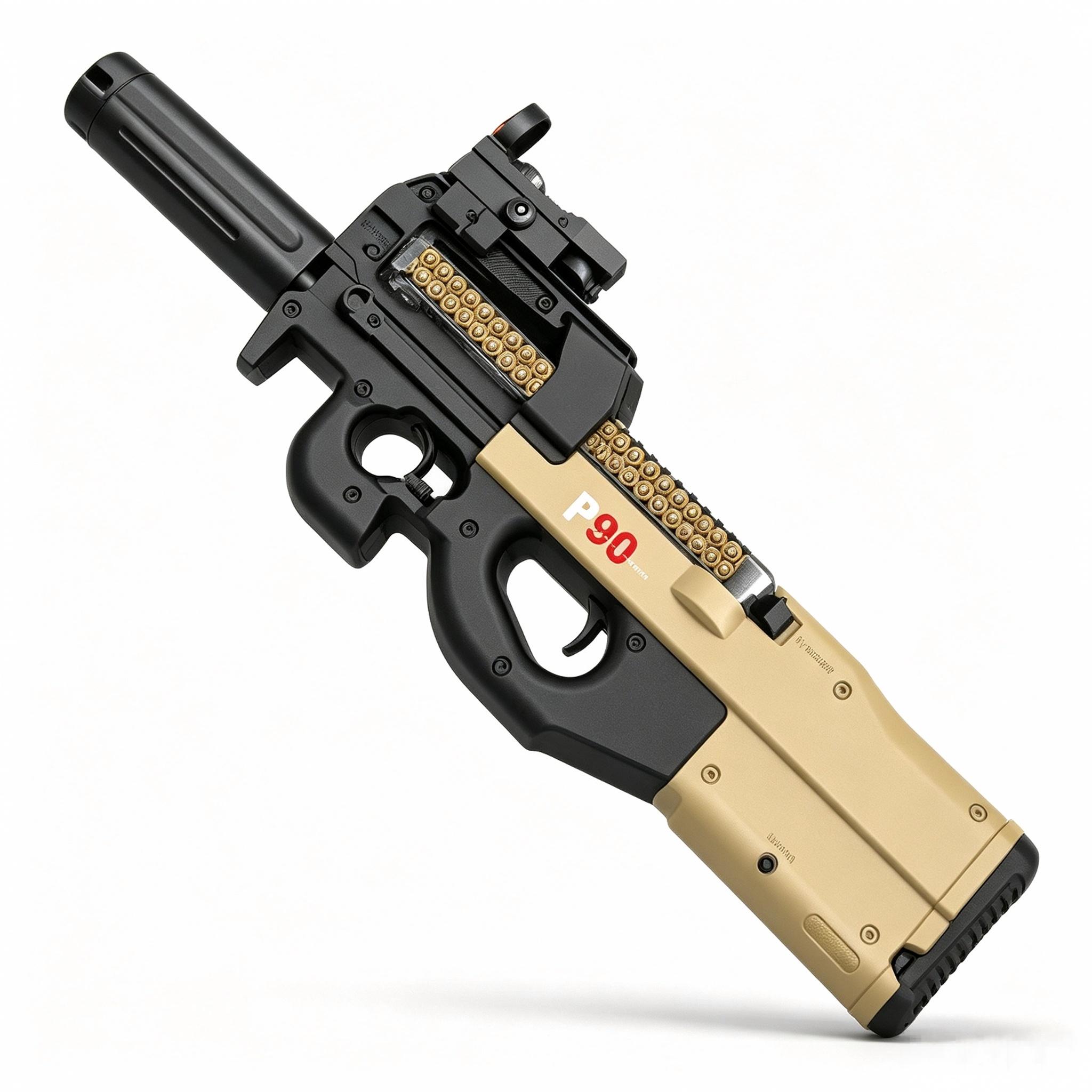 Handi HD768C Sand Version - P90 Electric Ejection Soft Dart Blaster