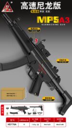 Handi HD770A Black Version - MP5A3 Electric Ejection Soft Dart Blaster