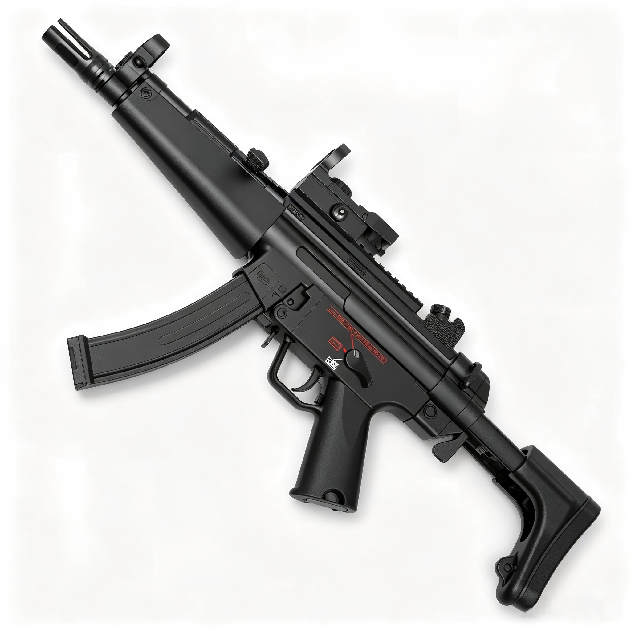Handi HD770A Black Version - MP5A3 Electric Ejection Soft Dart Blaster