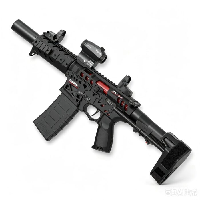 Handi HD774A Black Version - SLR4.0 Electric Ejection Soft Dart Blaster