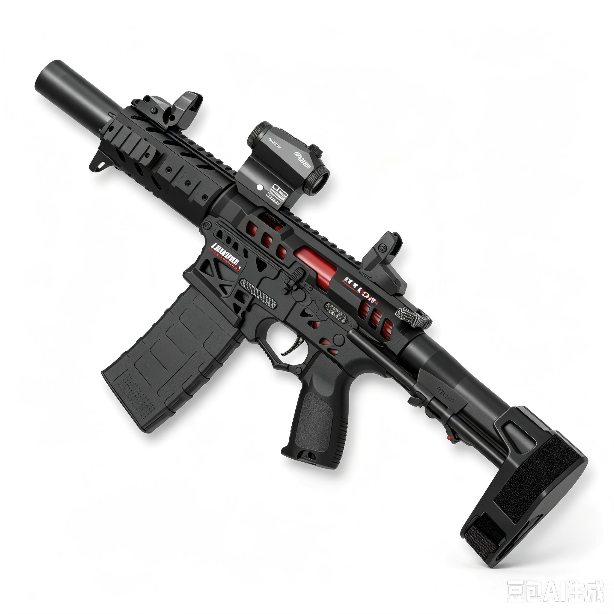 Handi HD774A Black Version - SLR4.0 Electric Ejection Soft Dart Blaster