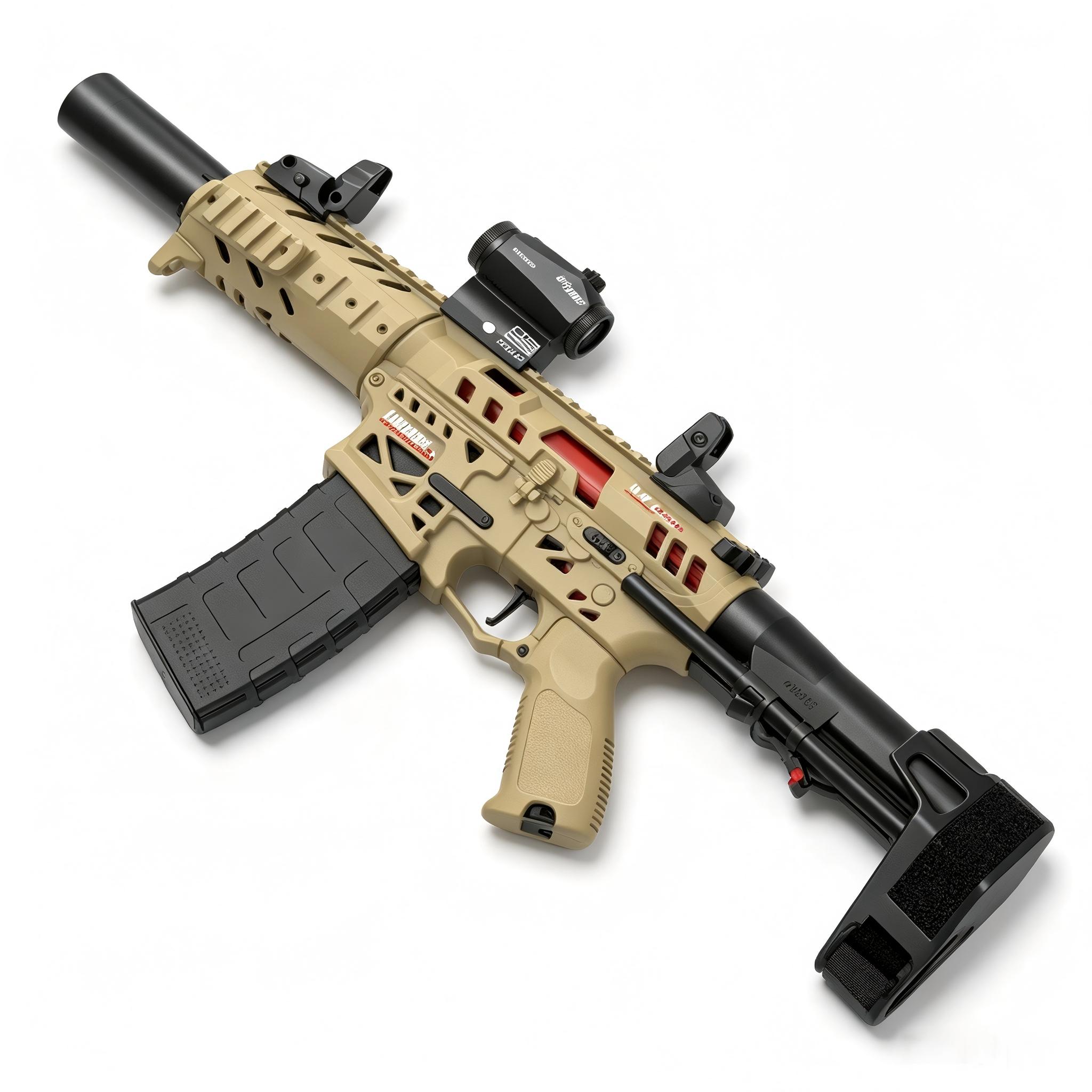 Handi HD774B Sand Version - SLR4.0 Electric Ejection Soft Dart Blaster