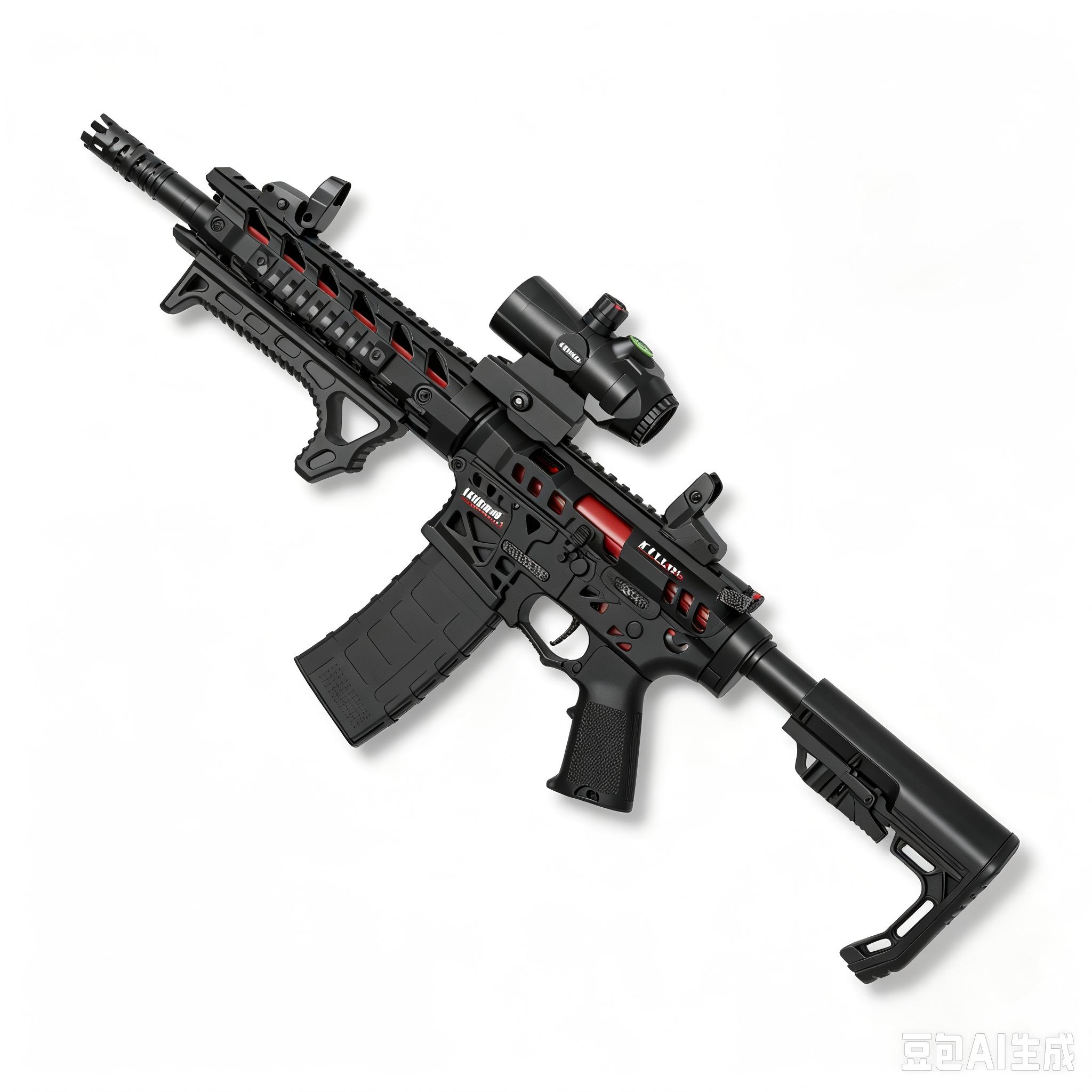 Handi HD778A Black Version - Liehuo N4 Electric Ejection Soft Dart Blaster