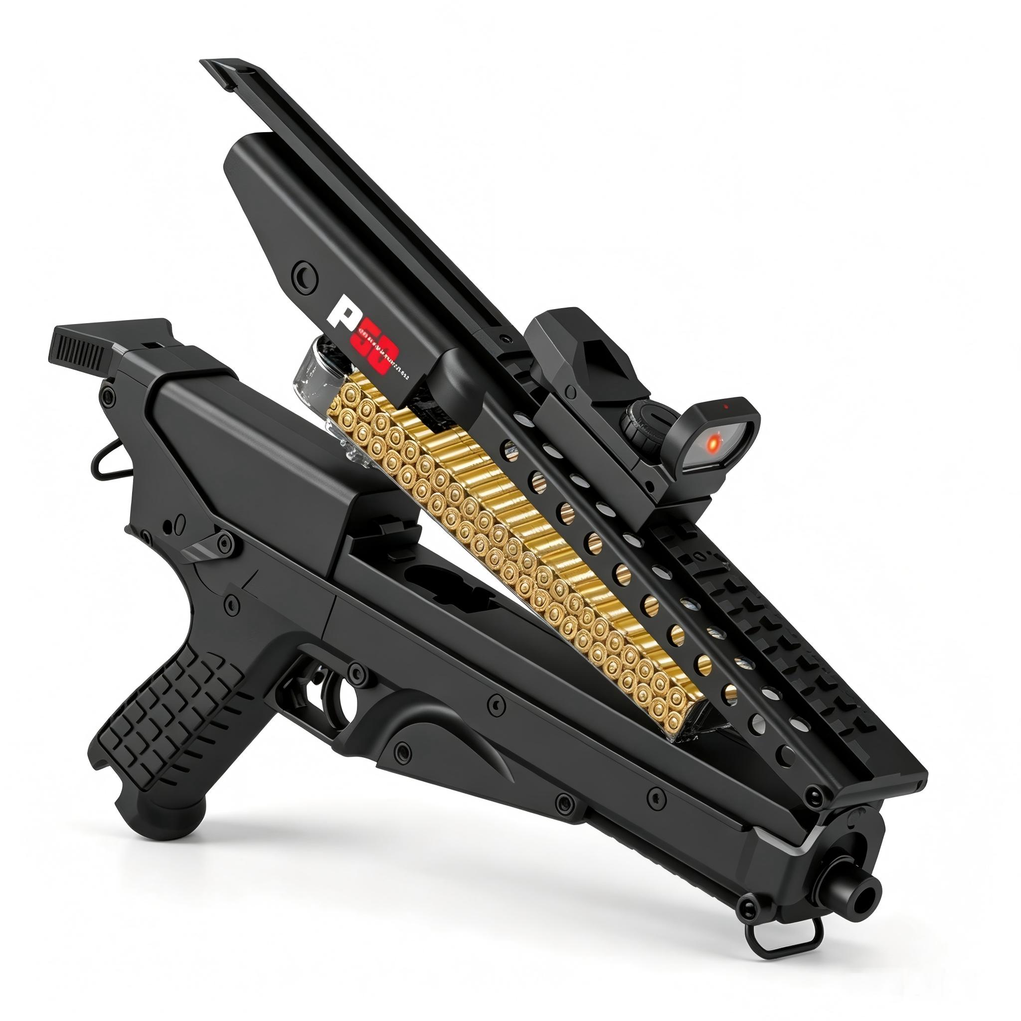 Handi HD797A Black Version - P50 Electric Ejection Soft Dart Blaster