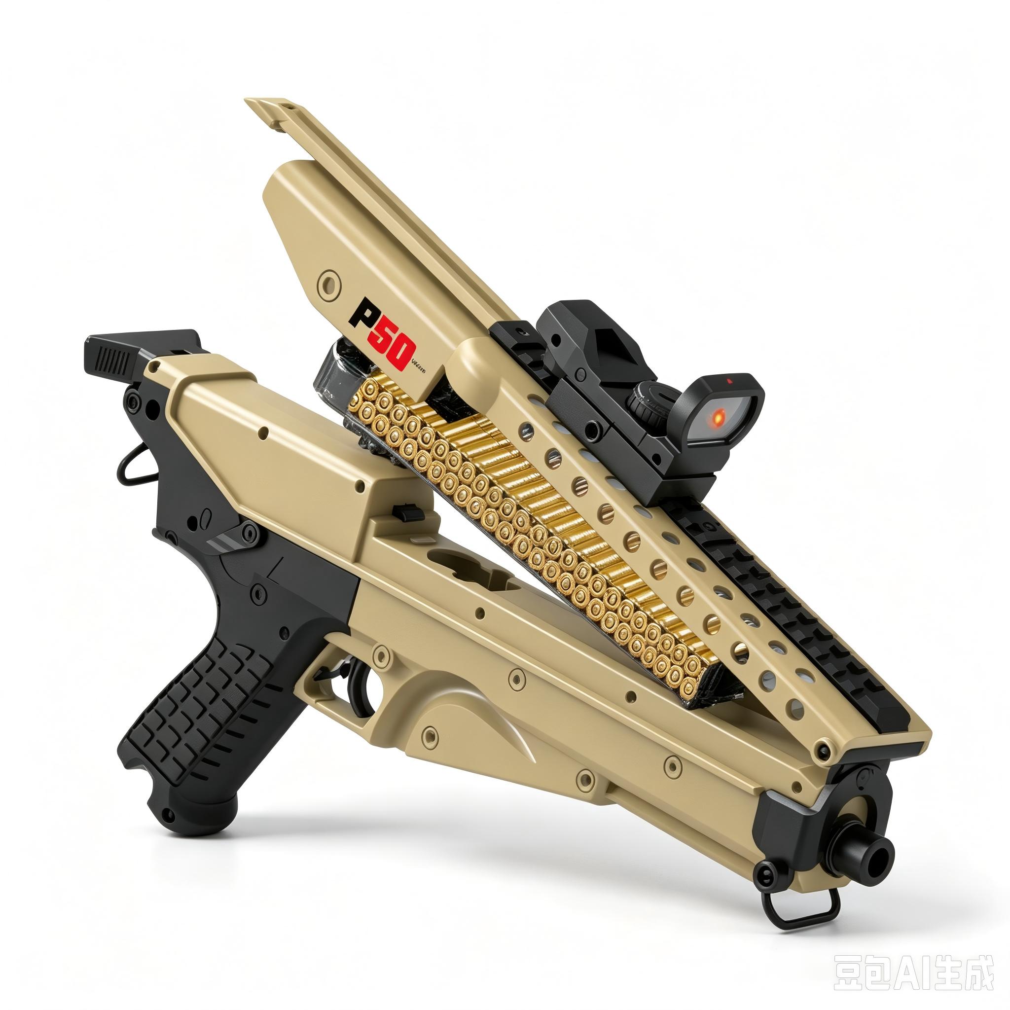 Handi HD797B Sand Version - P50 Electric Ejection Soft Dart Blaster