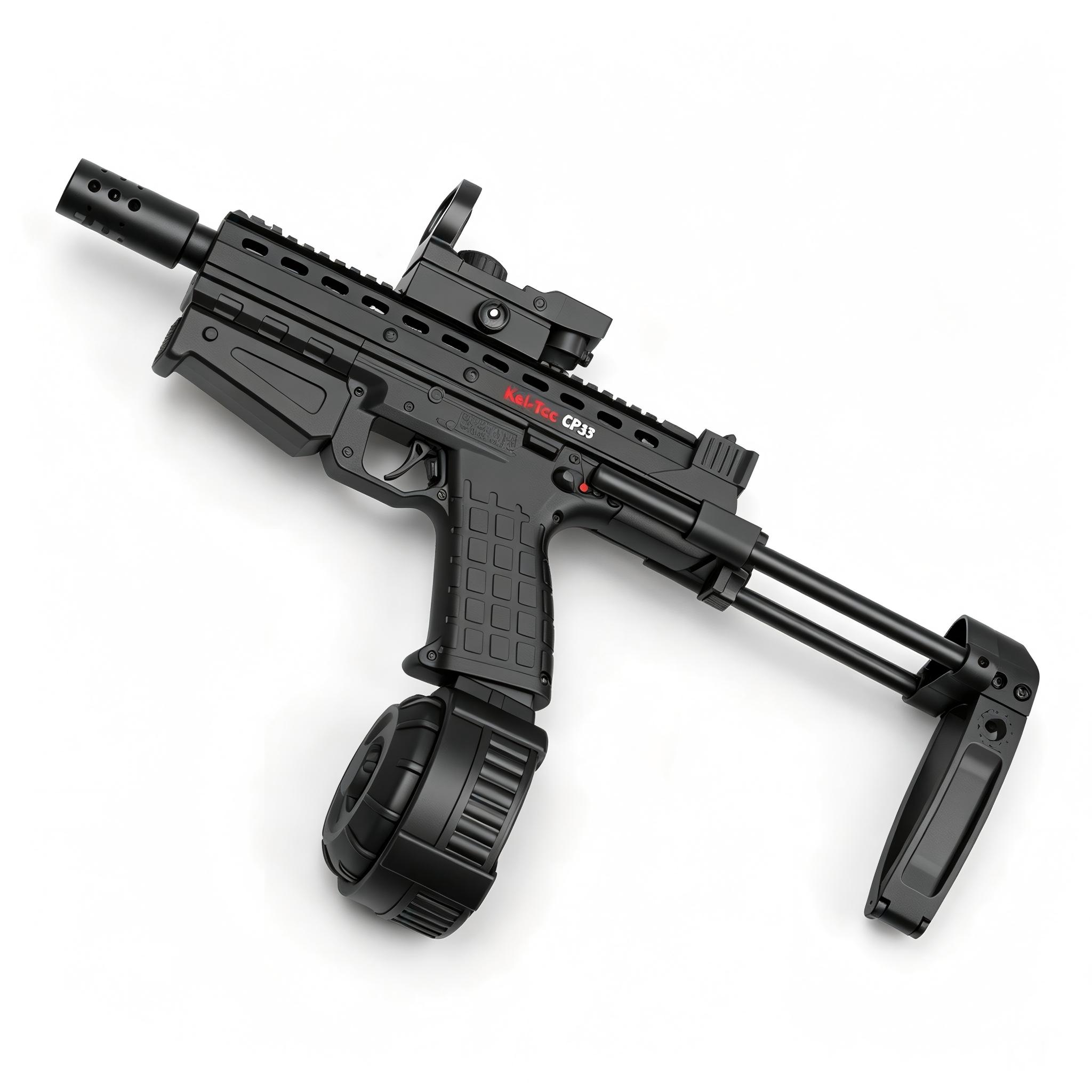 Handi HD806A Black Version - CP33 with Stock Electric Ejection Soft Dart Blaster