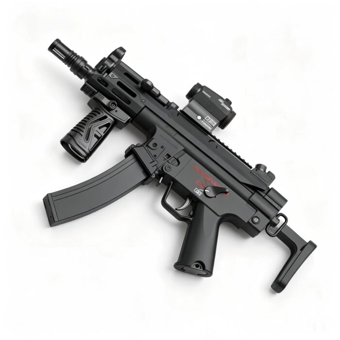 Handi HD816A Black Version - UTG MP5K Modern Tactical Edition Electric Ejection Soft Dart Blaster