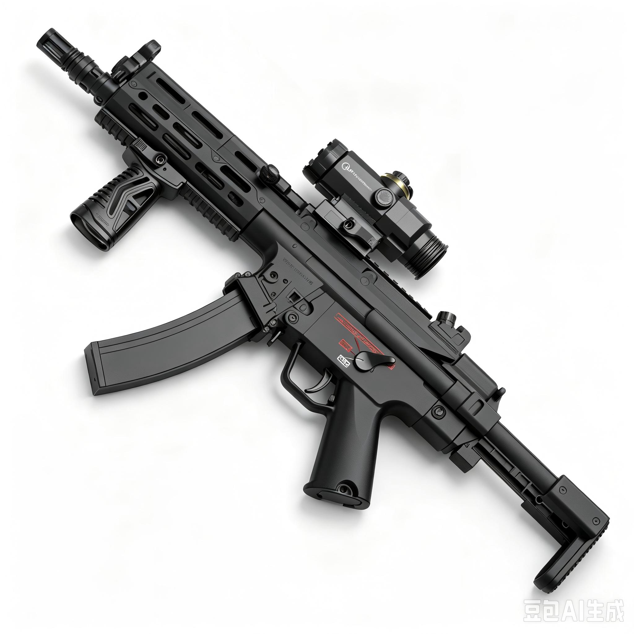 Handi HD817A Black - UTG MP5A3 Modern Tactical Edition Electric Ejection Soft Dart Blaster