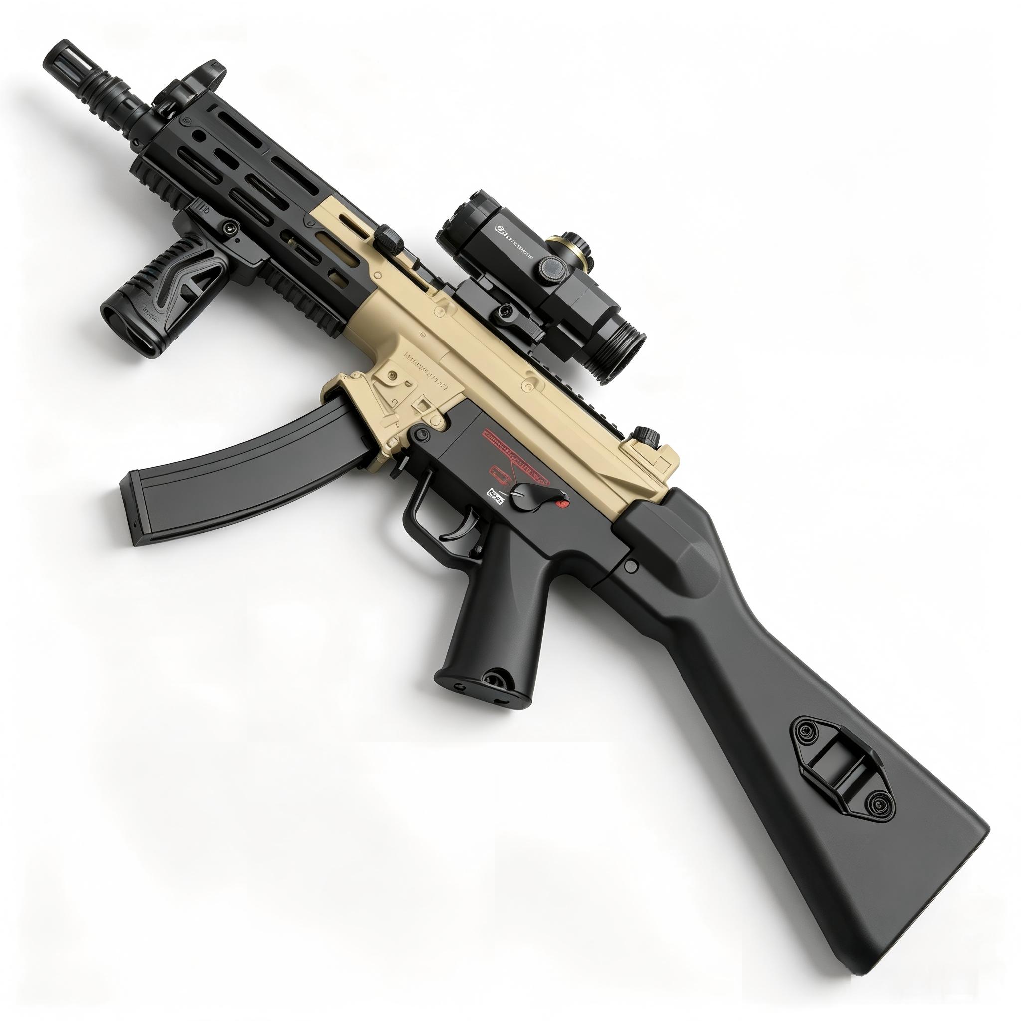Handi HD818B Sand - UTG MP5A2 Modern Tactical Edition Electric Ejection Soft Dart Blaster
