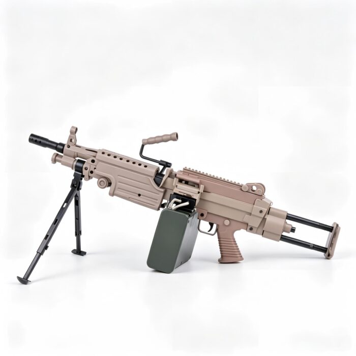 Zhanying 333-1 Sand Version - M249 Paratrooper Edition Tactical Soft Bullet Toy Gun