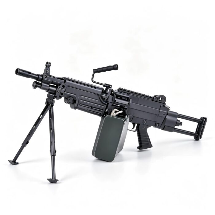 Zhanying 333-1 Black Version - M249 Paratrooper Edition Tactical Soft Bullet Toy Gun