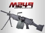 Zhanying 333 Black Version - M249 Army Edition Tactical Soft Bullet Toy Gun