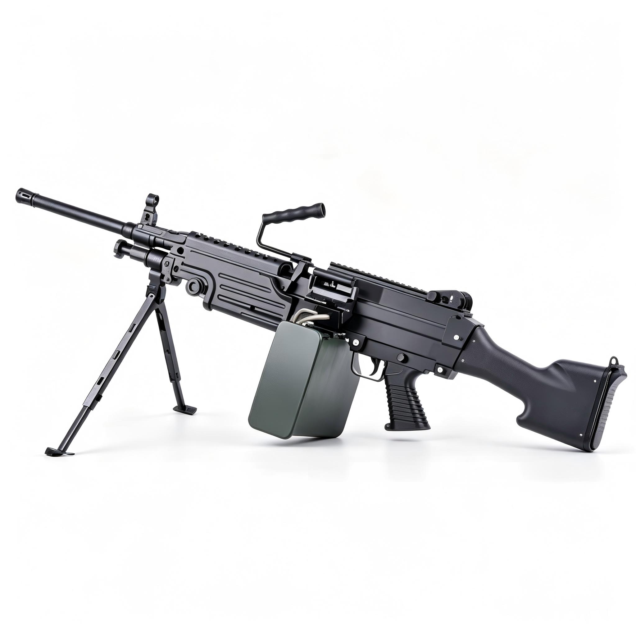 Zhanying 333 Black Version - M249 Army Edition Tactical Soft Bullet Toy Gun