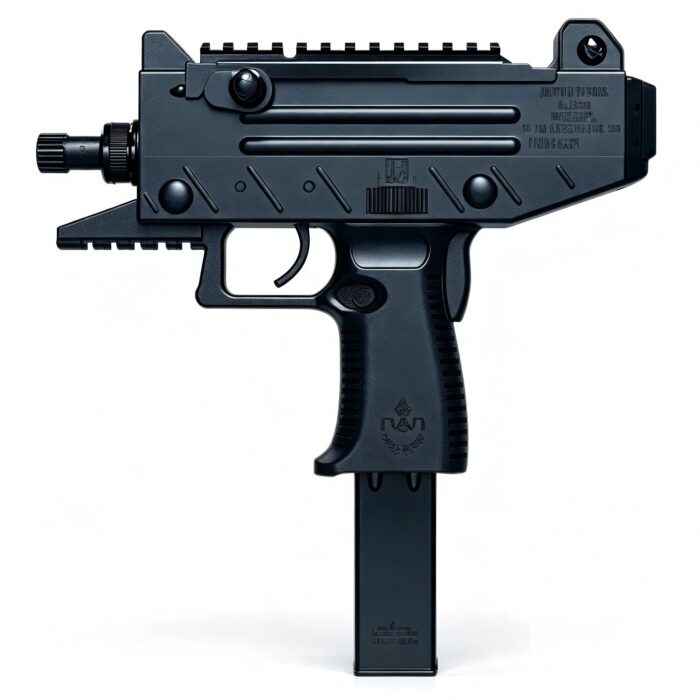 Zhanying 666 Black Version - UZI-PRO Tactical Soft Bullet Toy Gun