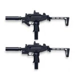 Zhanying 666 (A.B) Black Version - UZI-PRO Tactical Soft Bullet Toy Gun